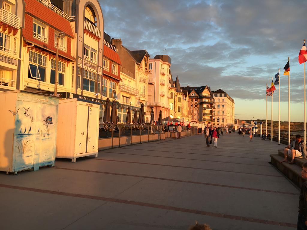 Le Wim'Heureux Terrasse Apartman Wimereux Kültér fotó
